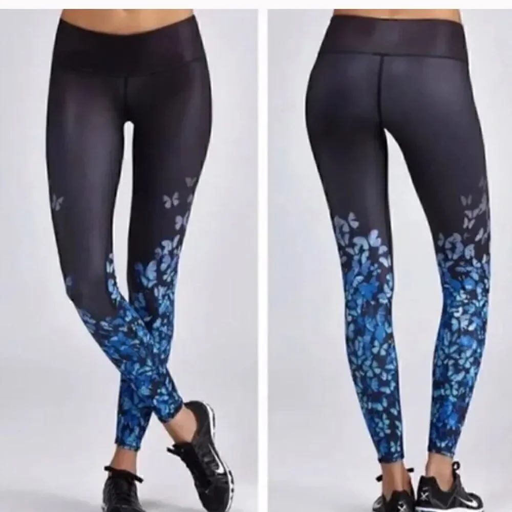 ALO YOGA Gypset Goddess Airbrush Butterfly Leggings